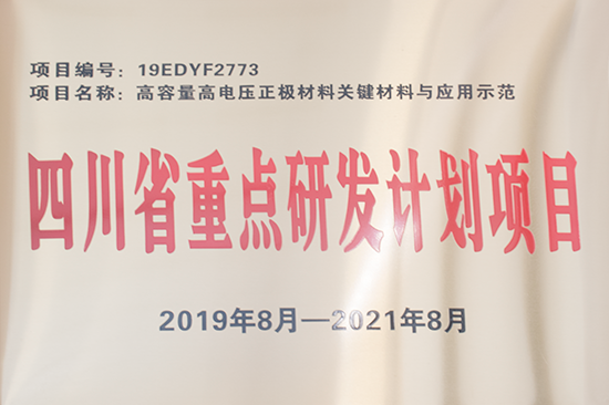 四川省重点研发打算项目
